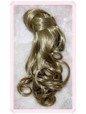 BJD Smart Doll 1/3 Volks Super Dollfie Dream SD DD Half-Up Curl Ponytail Wig 8/9
